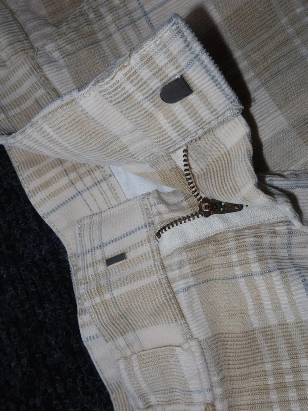 Dickies Men's Plaid Khaki Pants